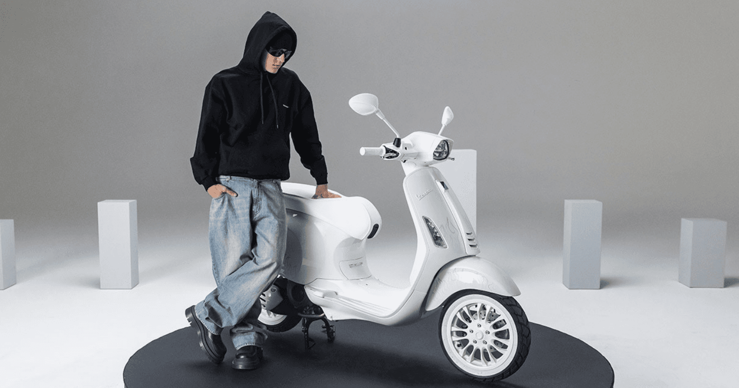Justin Bieber bắt tay cùng Vespa, ra mắt mẫu xe tự thiết kế