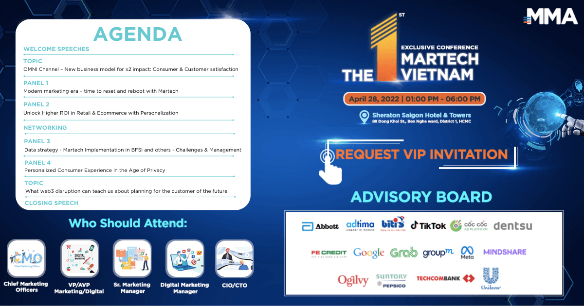 Đón đầu xu thế tiếp thị hiện đại với sự kiện MarTech Vietnam 2022 tổ chức bởi MMA Global