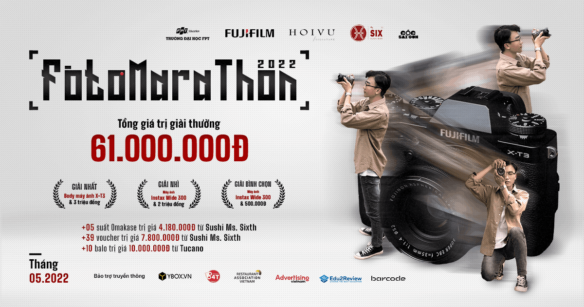 Đường đua Nhiếp ảnh Fotomarathon 2022: Chính thức khởi động!