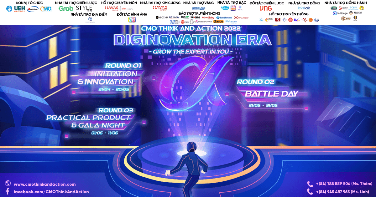 Cuộc Thi CMO Think And Action 2022: "Diginovation Era" chính thức khởi động
