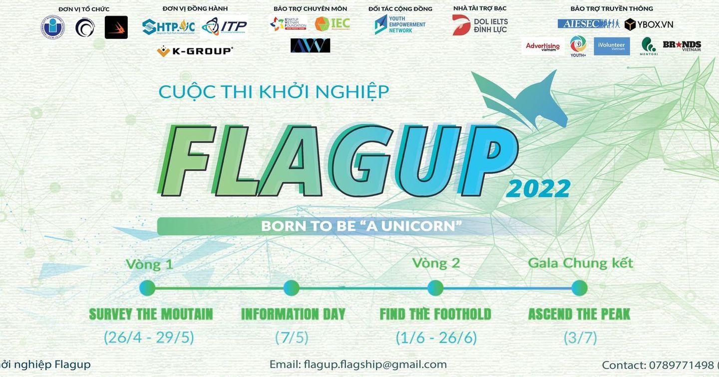 Định hướng cuộc thi Khởi nghiệp FLAGUP 2022 & Lời mời tham dự Buổi tập huấn 1: Business Model Canvas và Elevator Pitching