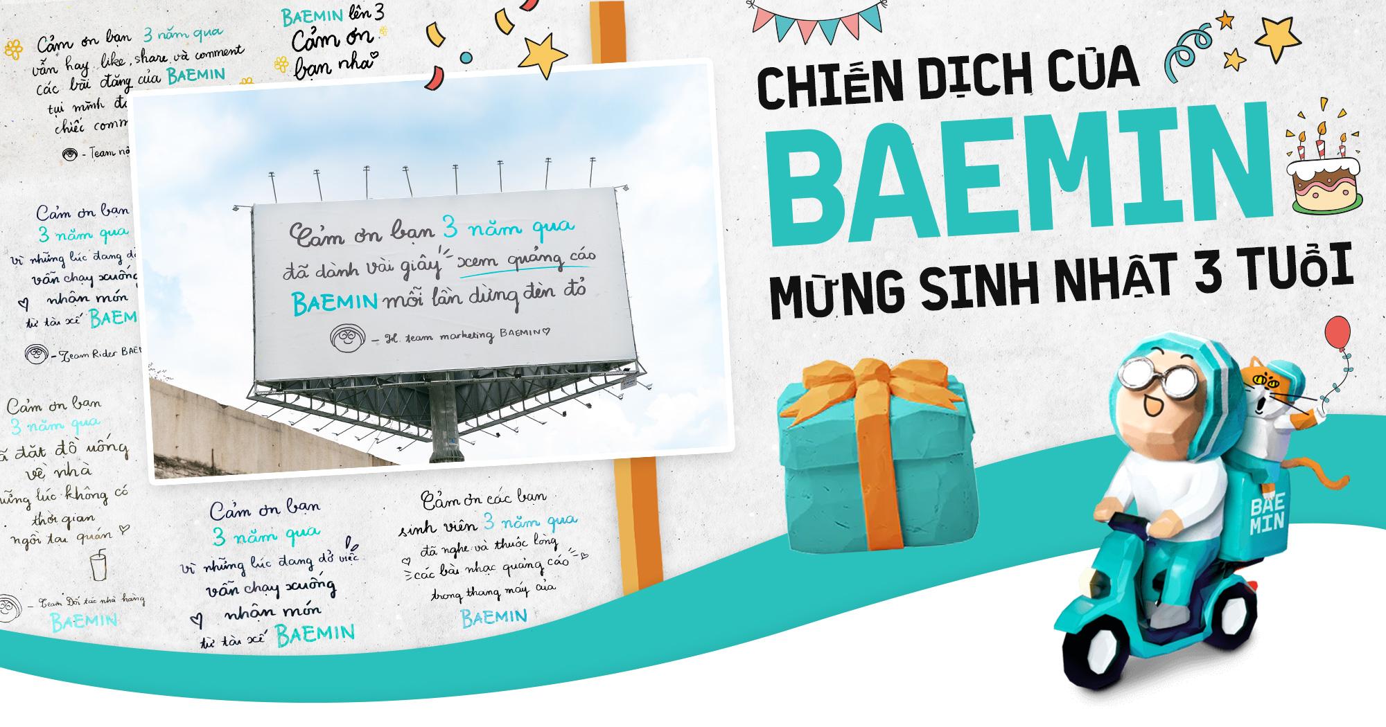 Chiến dịch truyền thông siêu đặc biệt của BAEMIN nhân sinh nhật 3 tuổi