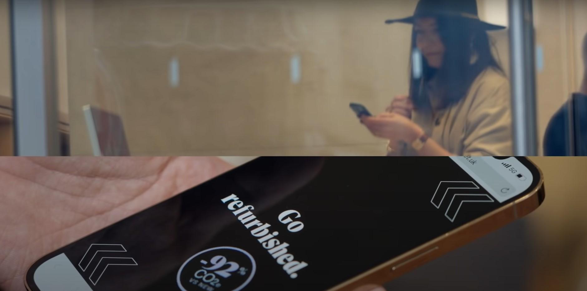 Chiến dịch "hack" màn hình tại cửa hàng Apple để kêu gọi: "Hãy mua điện thoại tân trang giá rẻ, thân thiện với môi trường"