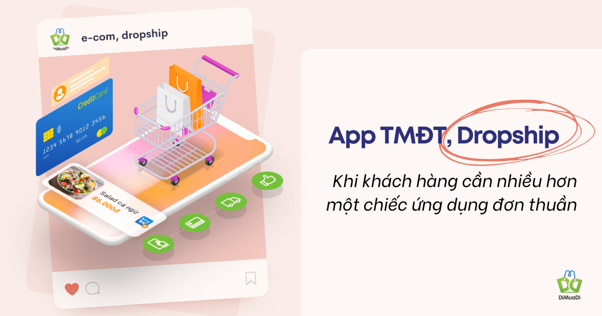 App Thương Mại Điện Tử, App Dropship: Cần gì để giữ chân khách hàng?