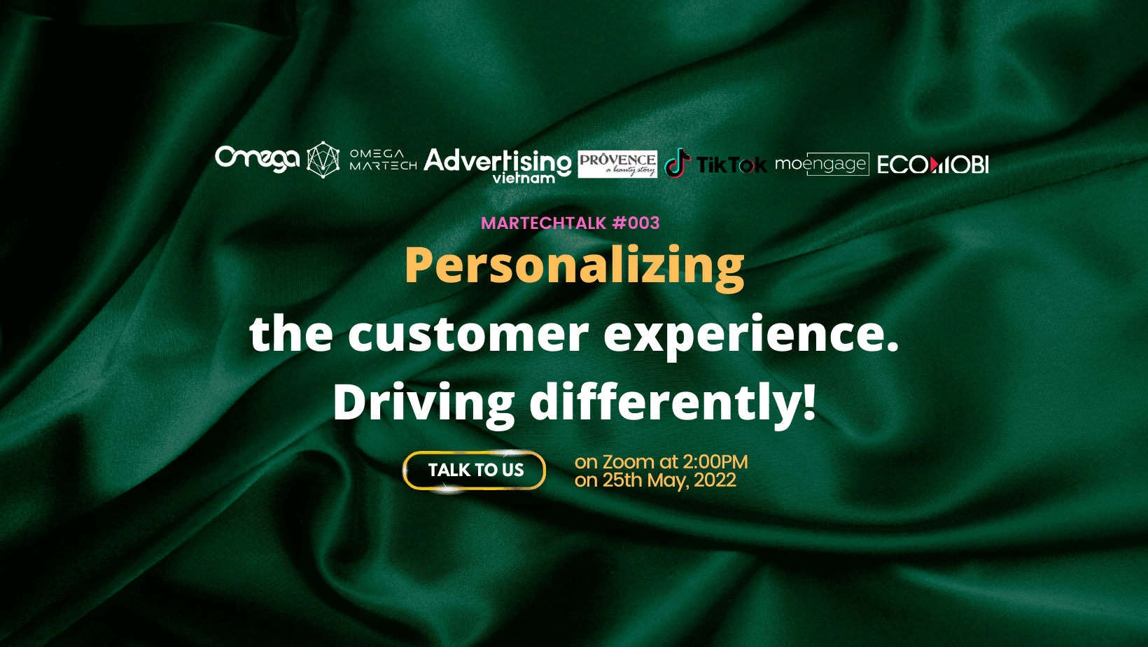 WEBINAR: PERSONALIZING THE CUSTOMER EXPERIENCE, DRIVING DIFFERENTLY!