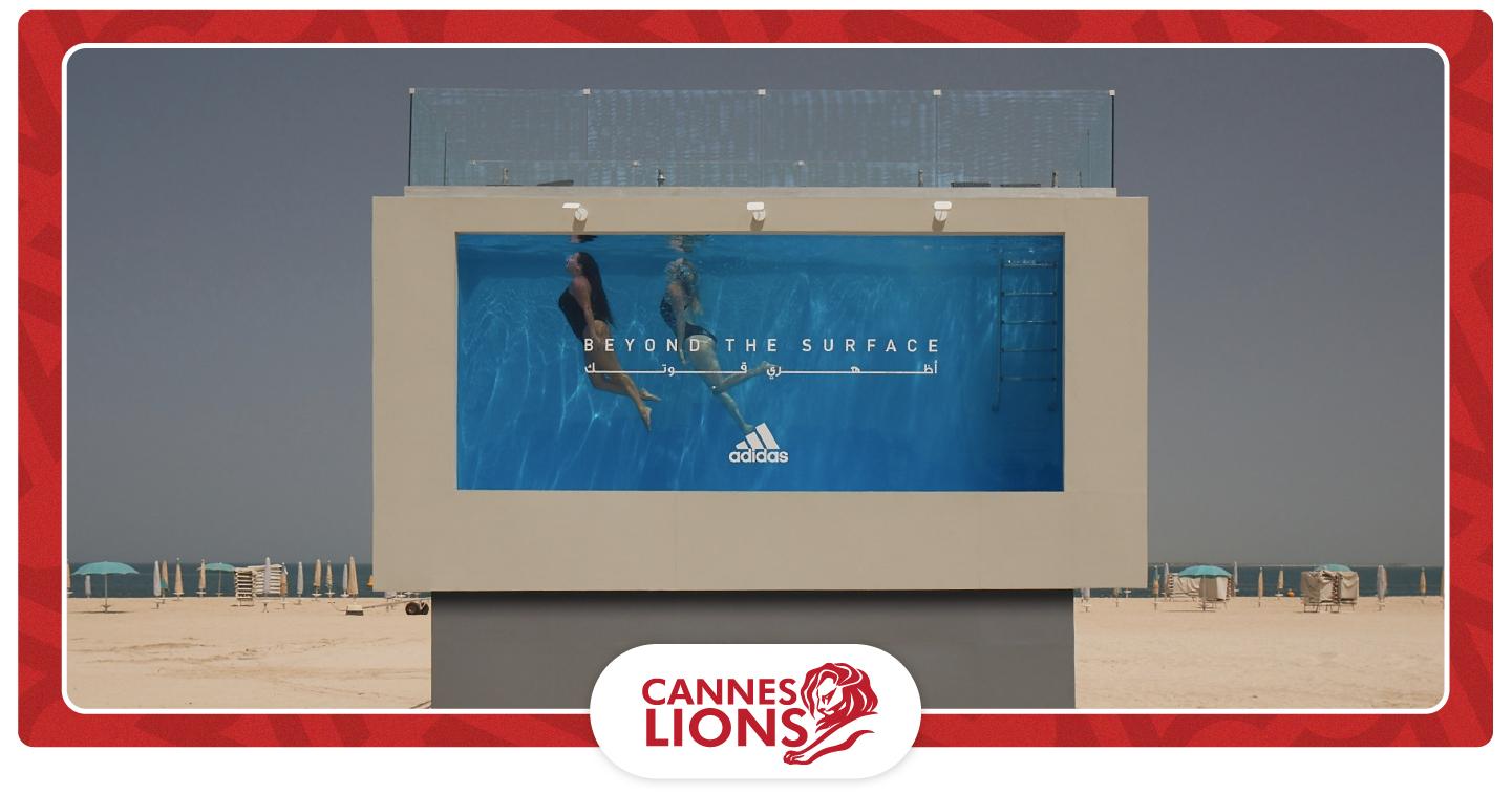 Cannes Lions 2022: Sáng tạo bảng quảng cáo có thể bơi được đầu tiên trên thế giới, adidas thắng đậm với 6 giải tại Cannes Lions 2022