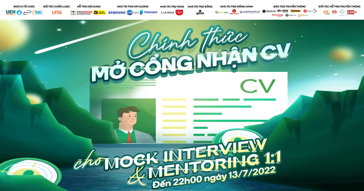 CMO CAREER 2022: Nộp CV ngay, cơ hội trong tầm tay