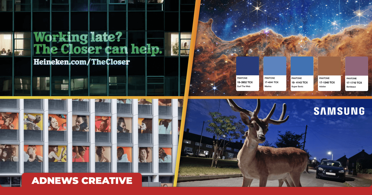 Creative #28: Heineken chiếu thông điệp “ngưng làm việc muộn” lên tòa nhà cao tầng, Pantone ra mắt bảng màu đậm chất Trái Đất