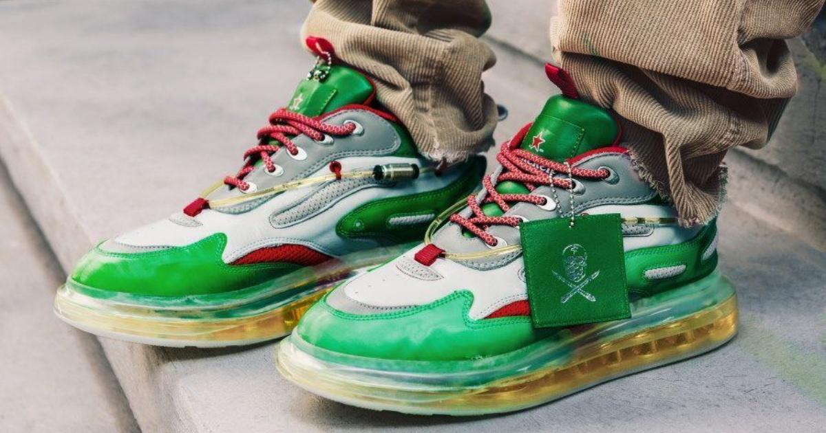 Heineken Silver ra mắt mẫu sneaker "Lướt trên bia" hợp tác cùng "Phù thuỷ" The Shoe Surgeon