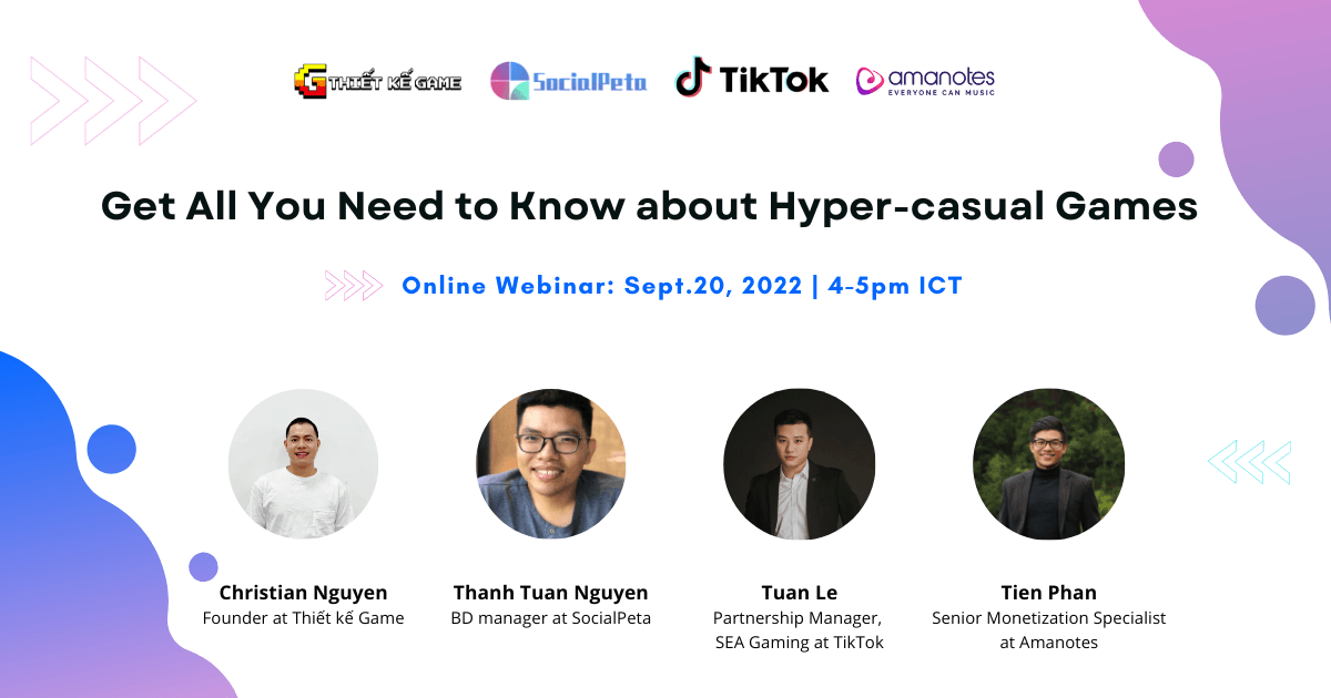 Mời tham dự hội thảo: Tất cả những thông tin cần biết về Hyper-casual game