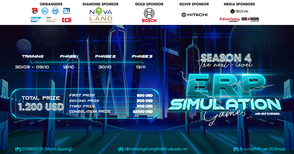 Phát động cuộc thi "Thử thách cùng ERP Simulation Games" mùa IV với chủ đề "The Next Level"