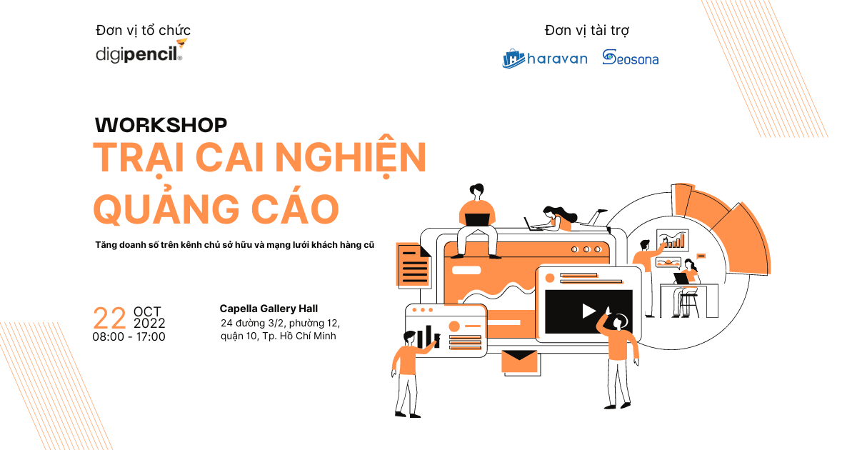 Workshop "Trại cai nghiện quảng cáo" - Chương trình phi lợi nhuận dành cho doanh nghiệp SMEs