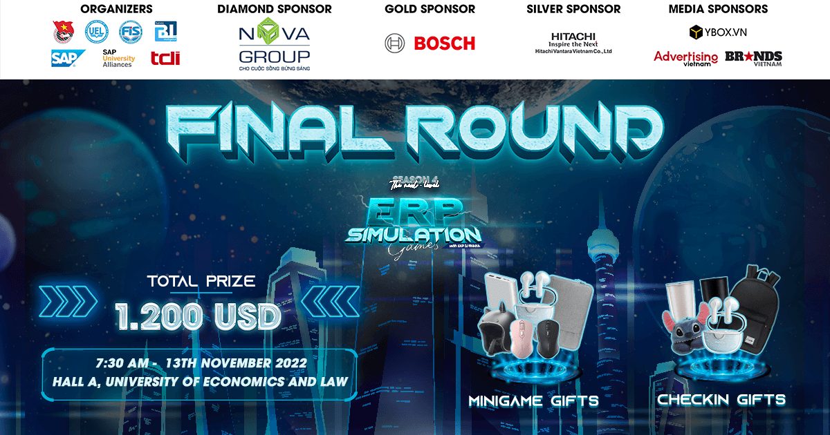 Phát động chung kết cuộc thi "ERP SIMULATION GAMES 2022 | THE NEXT - LEVEL"