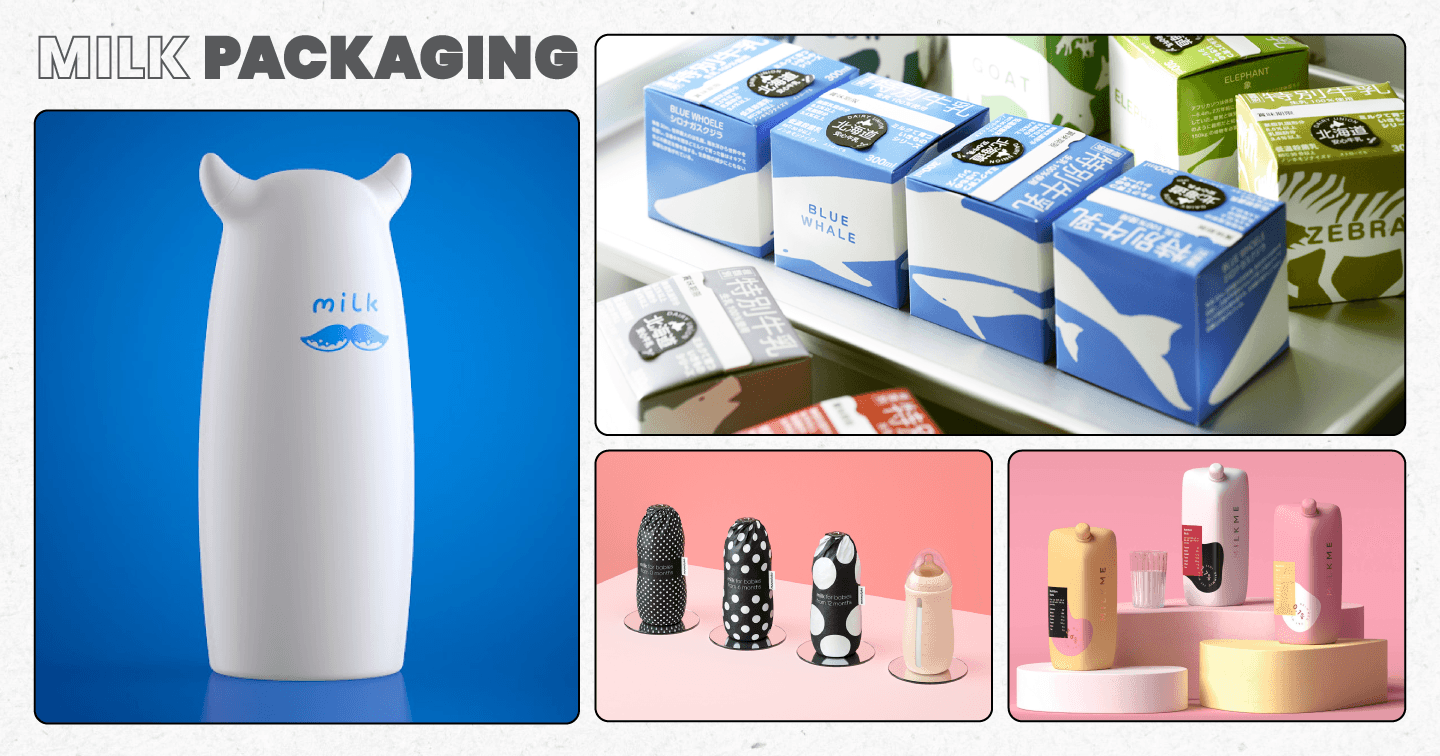 10 ý tưởng thiết kế bao bì độc đáo, hiếm người biết dành cho ngành hàng sữa tươi