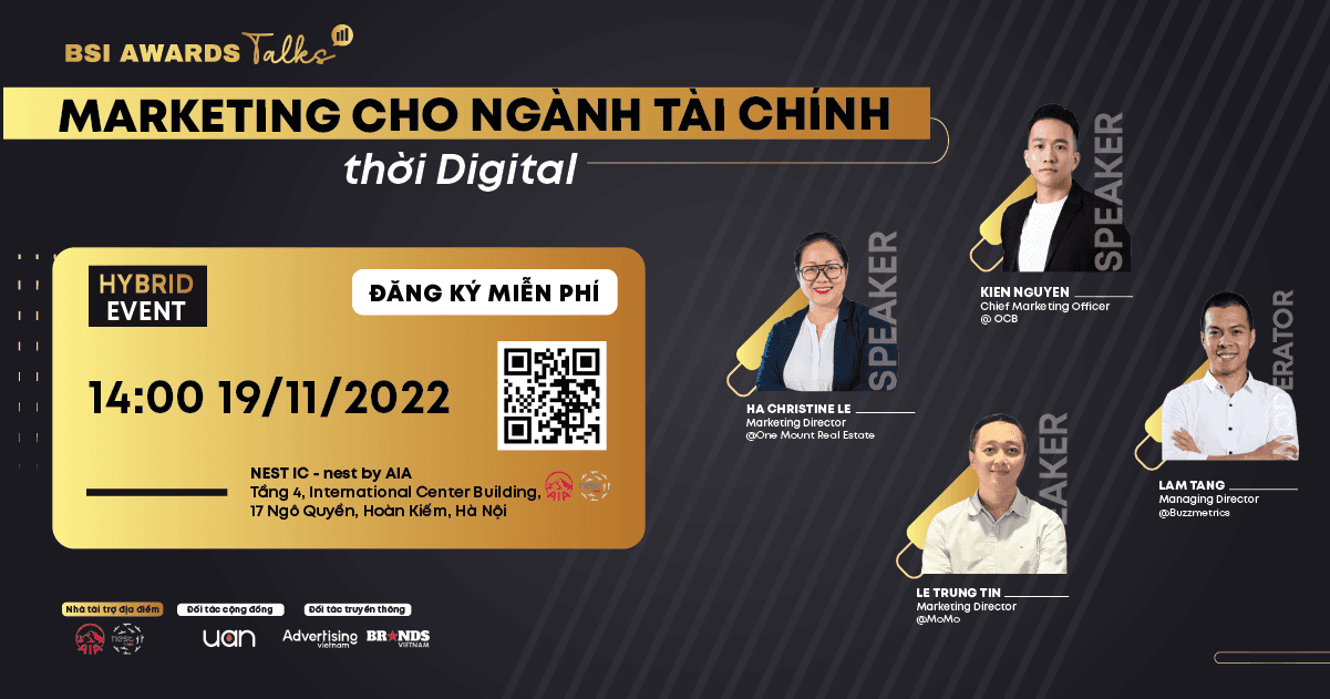  BSI Awards Talks #7: Marketing cho ngành Tài chính thời Digital