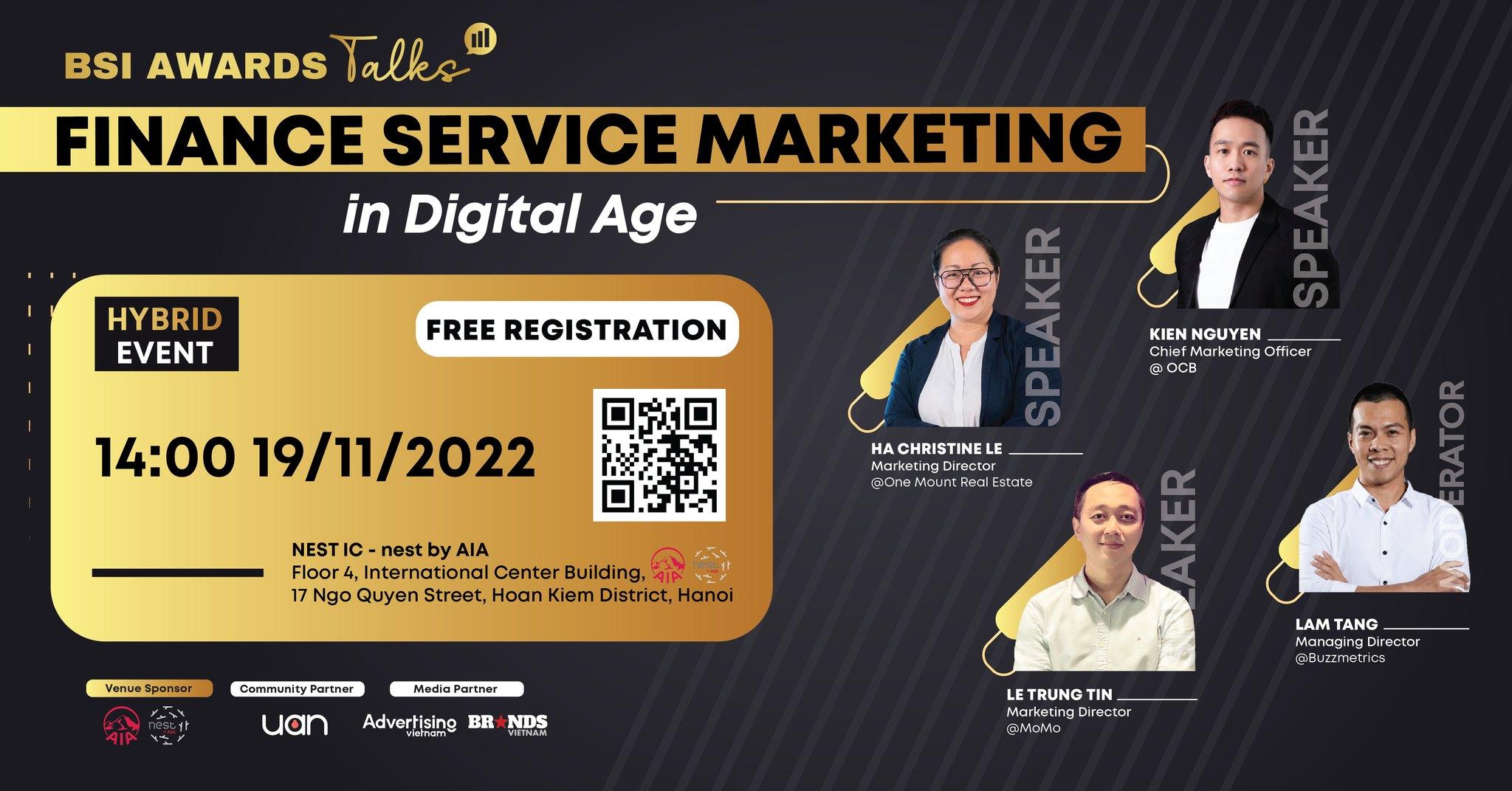 Nhìn lại 3 điểm kiến thức thú vị của BSI Awards Talks #7: Marketing cho ngành Tài chính thời Digital