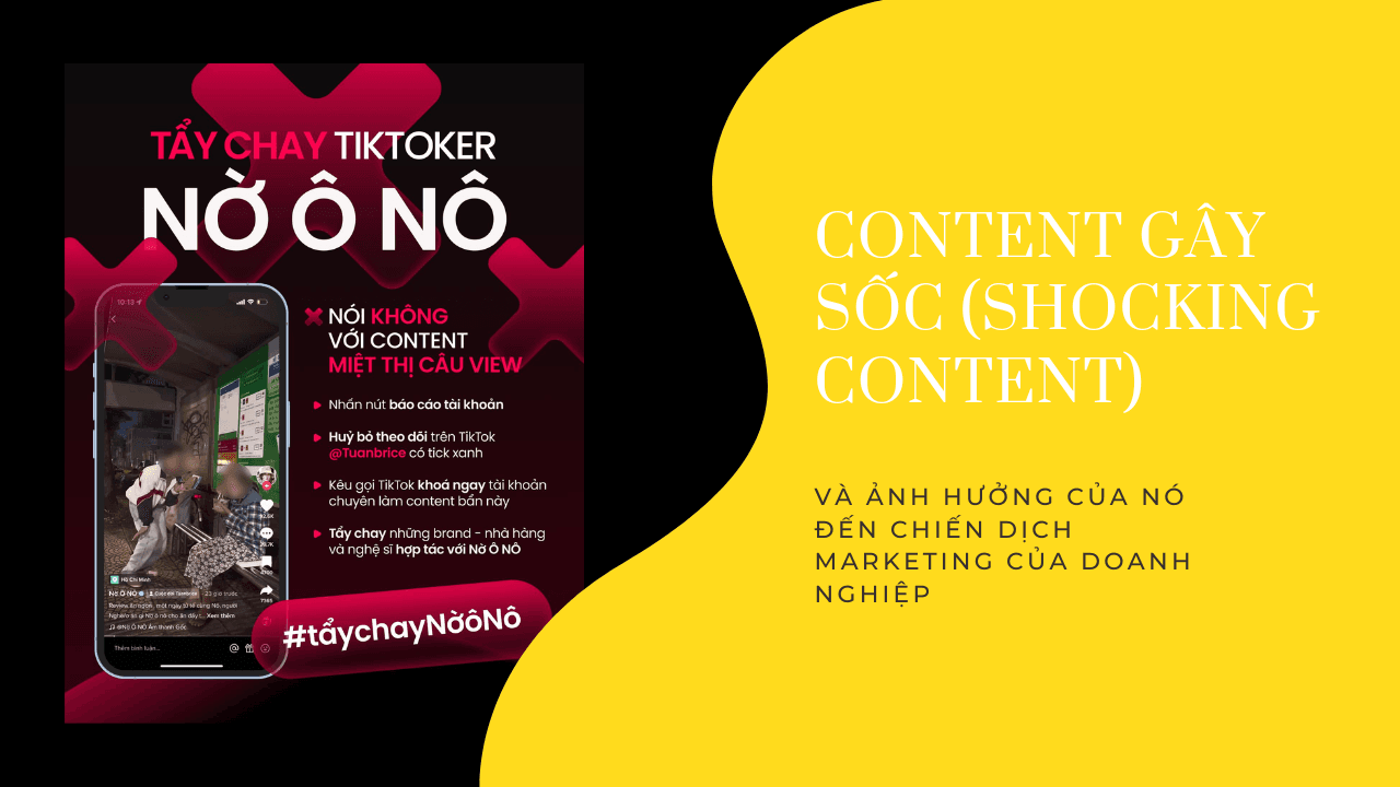 Content gây sốc (shocking content) và ảnh hưởng của nó đến chiến lược marketing của doanh nghiệp