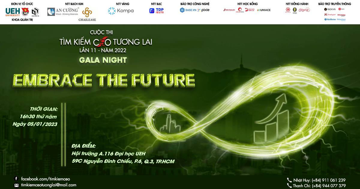 Gala Night Cuộc thi "Tìm kiếm CEO tương lai" lần 11 - năm 2022 - Embrace the future