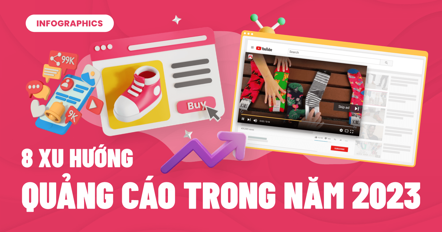 8 xu hướng quảng cáo trong năm 2023: Sự lên ngôi của quảng cáo video và truyền thông mạng xã hội