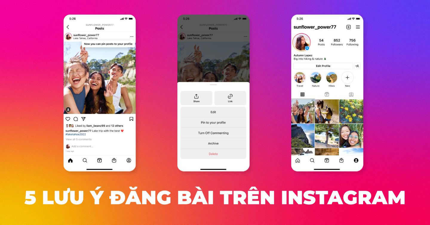  Lập kế hoạch cho năm 2023: 5 lưu ý khi đăng bài trên Instagram