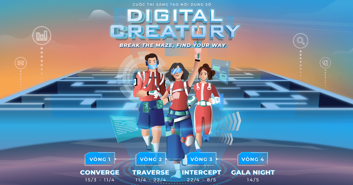 Chính thức phát động cuộc thi Sáng tạo nội dung số - Digital Creatory 2023