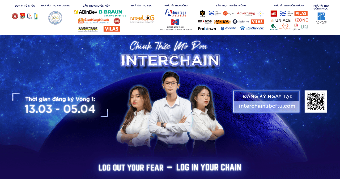 Chính thức mở đơn đăng ký vòng 1 cuộc thi INTERCHAIN 2023