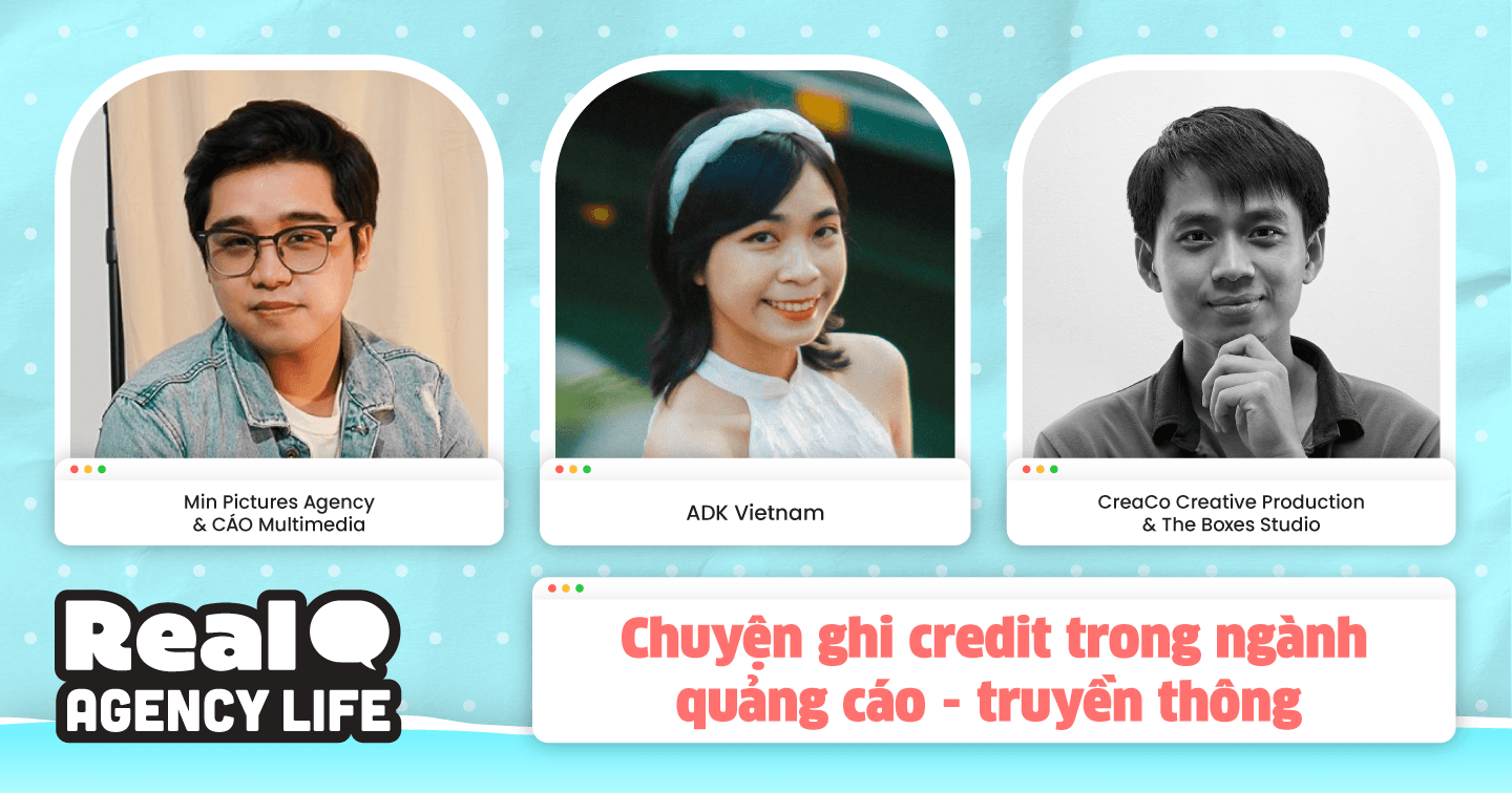 "Không làm việc với những đối tác ghi sai credit vì đó là sự coi thường chất xám và công sức của các nhân sự tham gia"