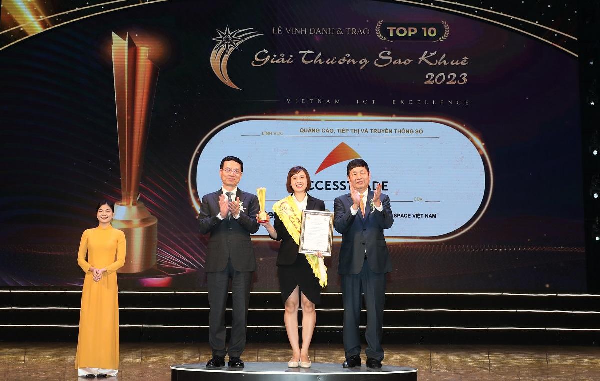 ACCESSTRADE Việt Nam thắng lớn với danh hiệu top 10 xuất sắc Sao Khuê 2023