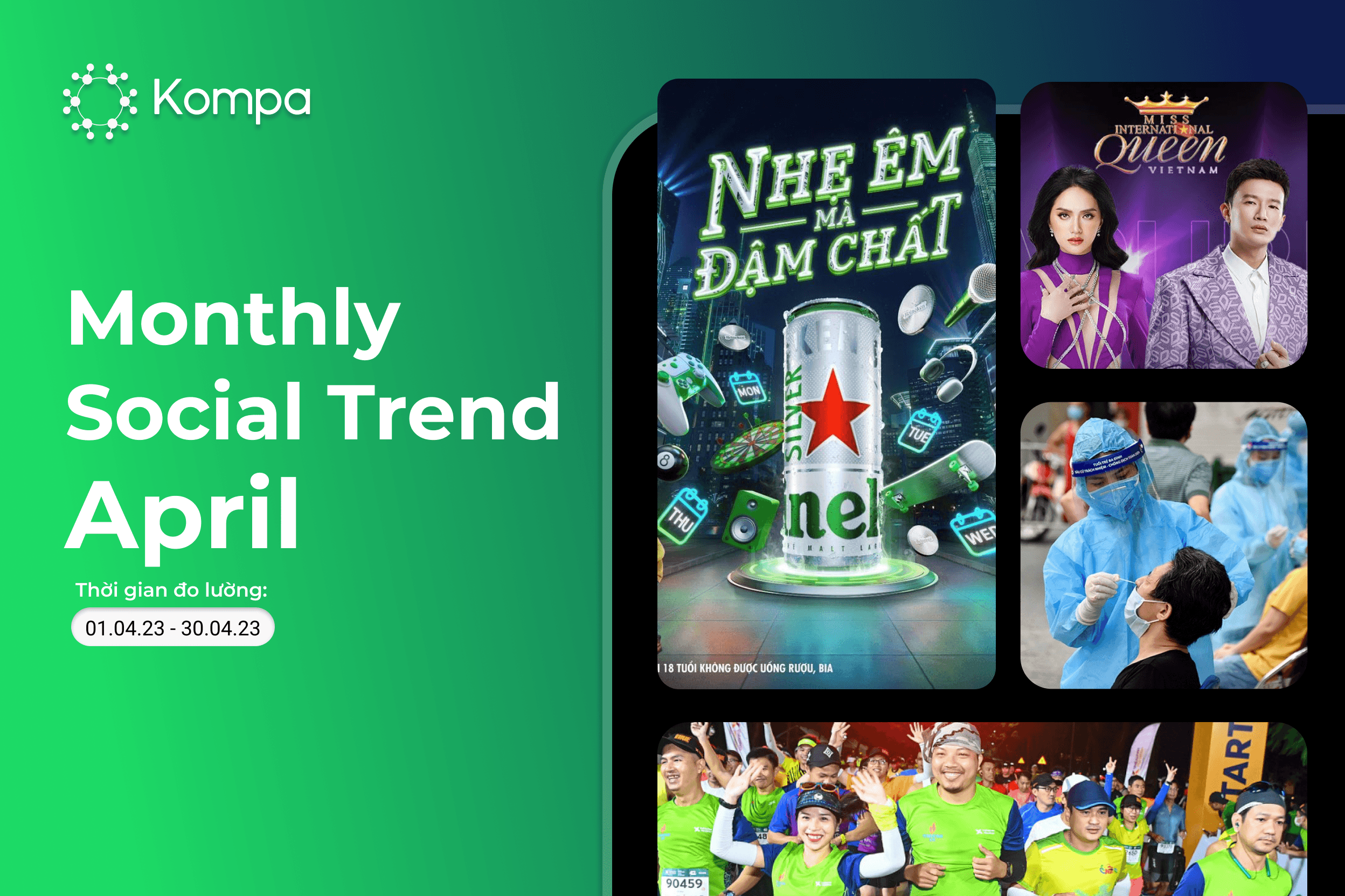 Top trending mạng xã hội tháng 4/2023