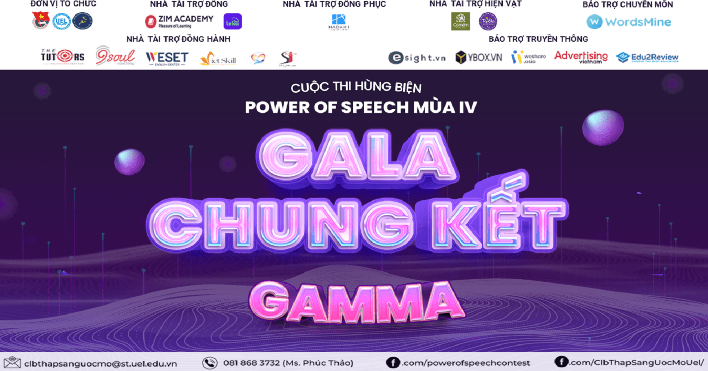 Chính thức bắt đầu vòng thi Chung kết Power Of Speech Mùa IV