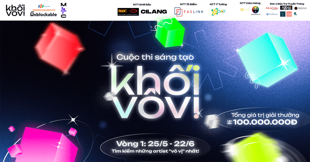 Chiến dịch truyền thông: Khối Vô Vị - Sáng tạo của bạn có vị gì?