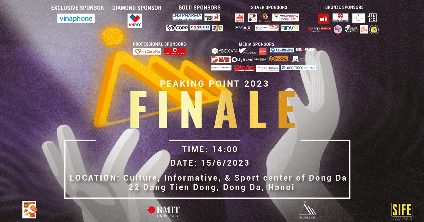 Đón chờ điều gì ở đêm chung kết cuộc thi Peaking Point 2023 do học sinh đại học RMIT tổ chức?