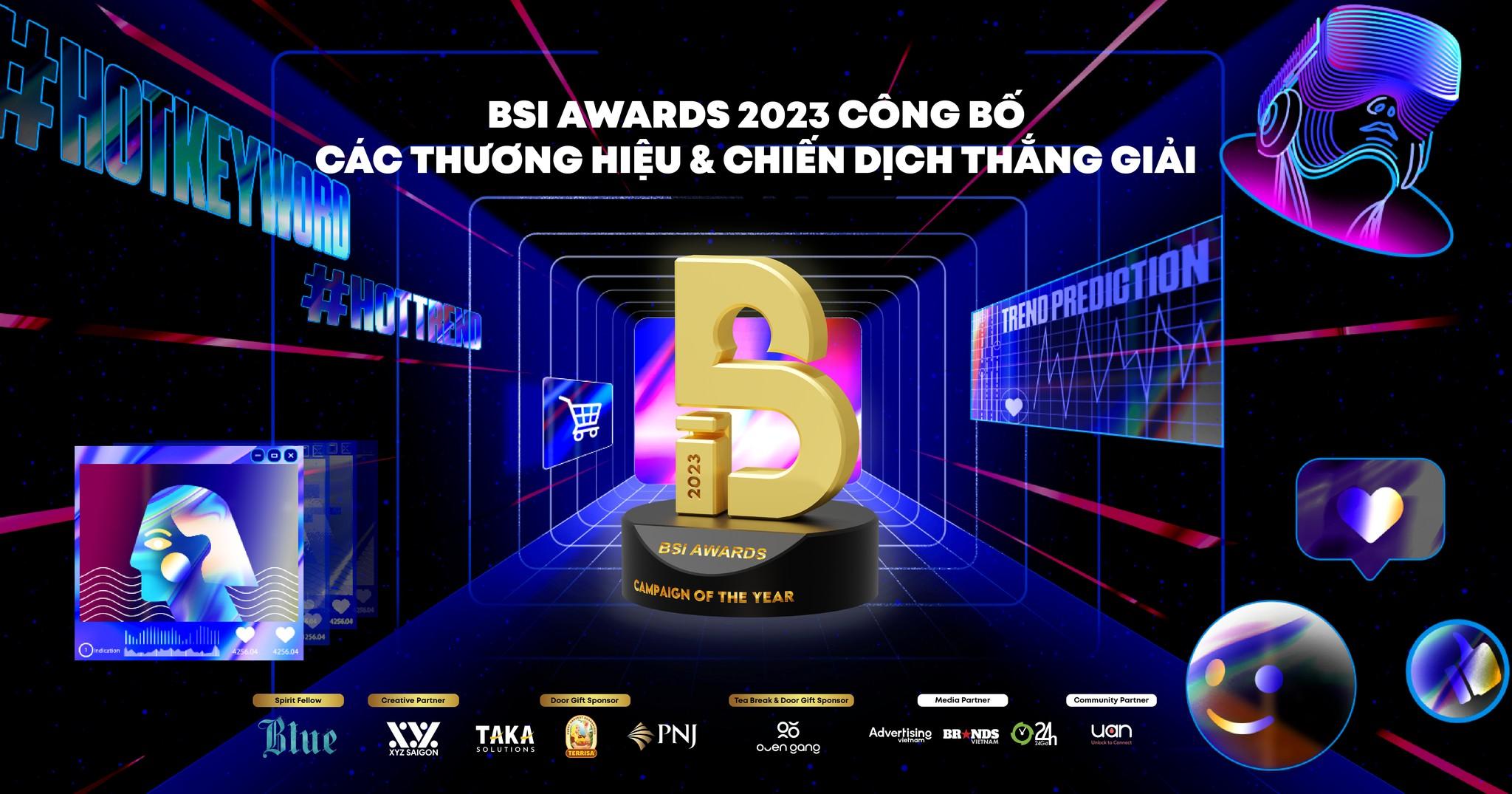 Công bố các thương hiệu & chiến dịch thắng giải BSI Awards 2023 - Cùng data bước vào đa vũ trụ social