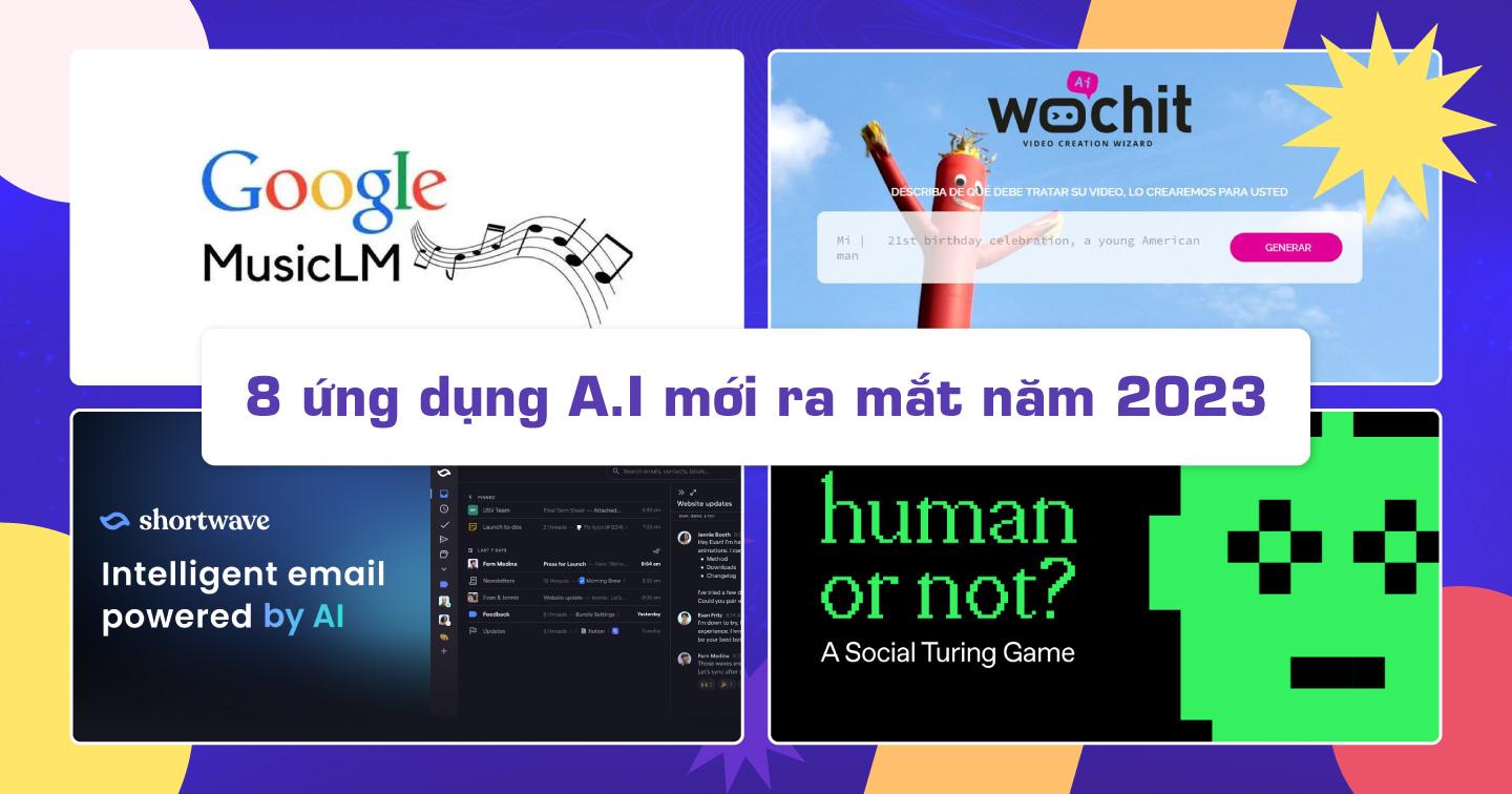 Ngoài ChatGPT và Midjourney, còn có 8 ứng dụng A.I xịn vừa ra mắt trong năm 2023 hỗ trợ người dùng tự do sáng tác âm nhạc, truyện tranh, email và video