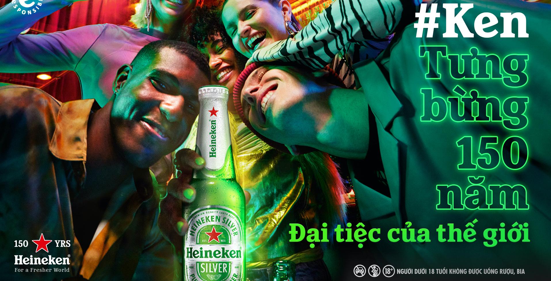 Bia Heineken® kỷ niệm 150 năm mang đến những khoảnh khắc tuyệt vời trên toàn thế giới