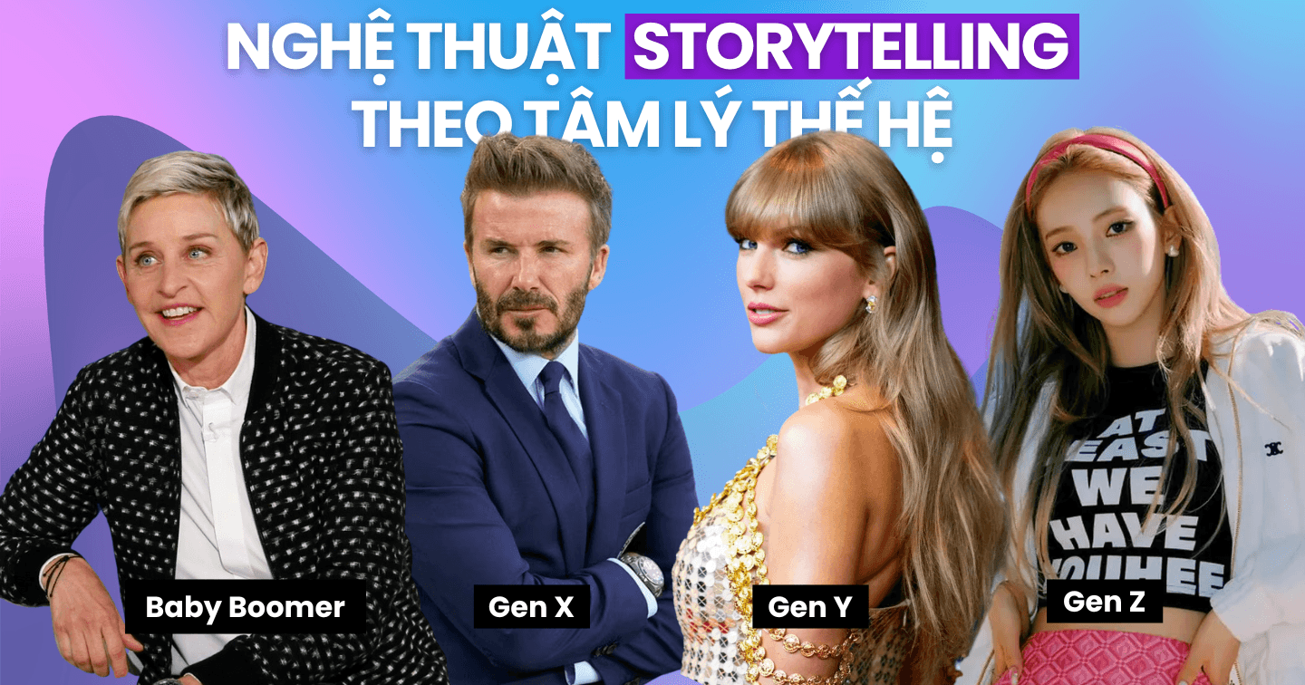 Nghệ thuật storytelling dựa trên tâm lý học thế hệ: Millennial đề cao thông điệp xã hội, Gen Z ưa chuộng câu chuyện tiếp thị mang đậm tính cá nhân
