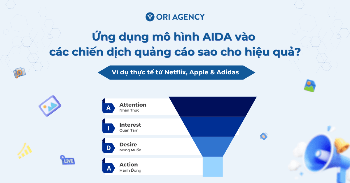 Ứng dụng mô hình AIDA vào các chiến dịch quảng cáo sao cho hiệu quả? Ví dụ thực tế từ Netflix, Apple & adidas