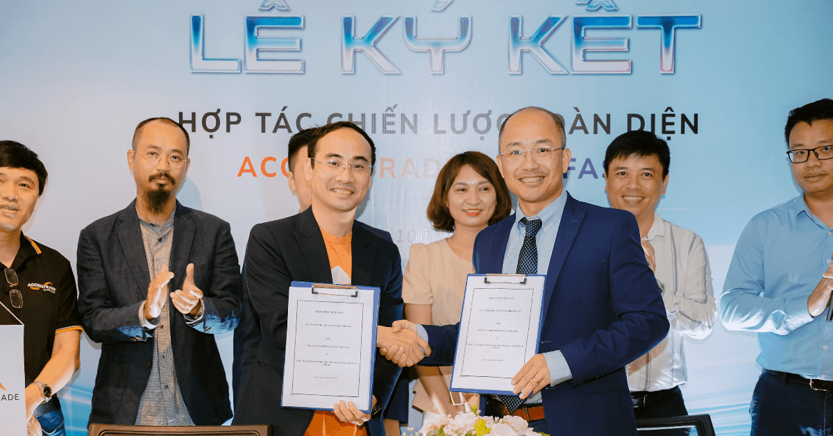 VinFast và ACCESSTRADE ký kết hợp tác chiến lược toàn diện thúc đẩy doanh số xe máy điện