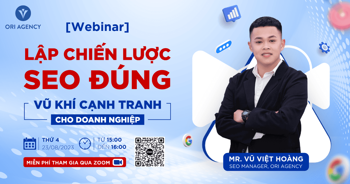 [Webinar]  Lập chiến lược SEO đúng - Vũ khí cạnh tranh cho doanh nghiệp
