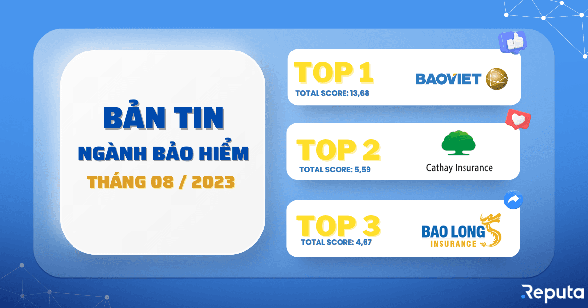 Bản tin ngành Bảo hiểm tháng 08/2023