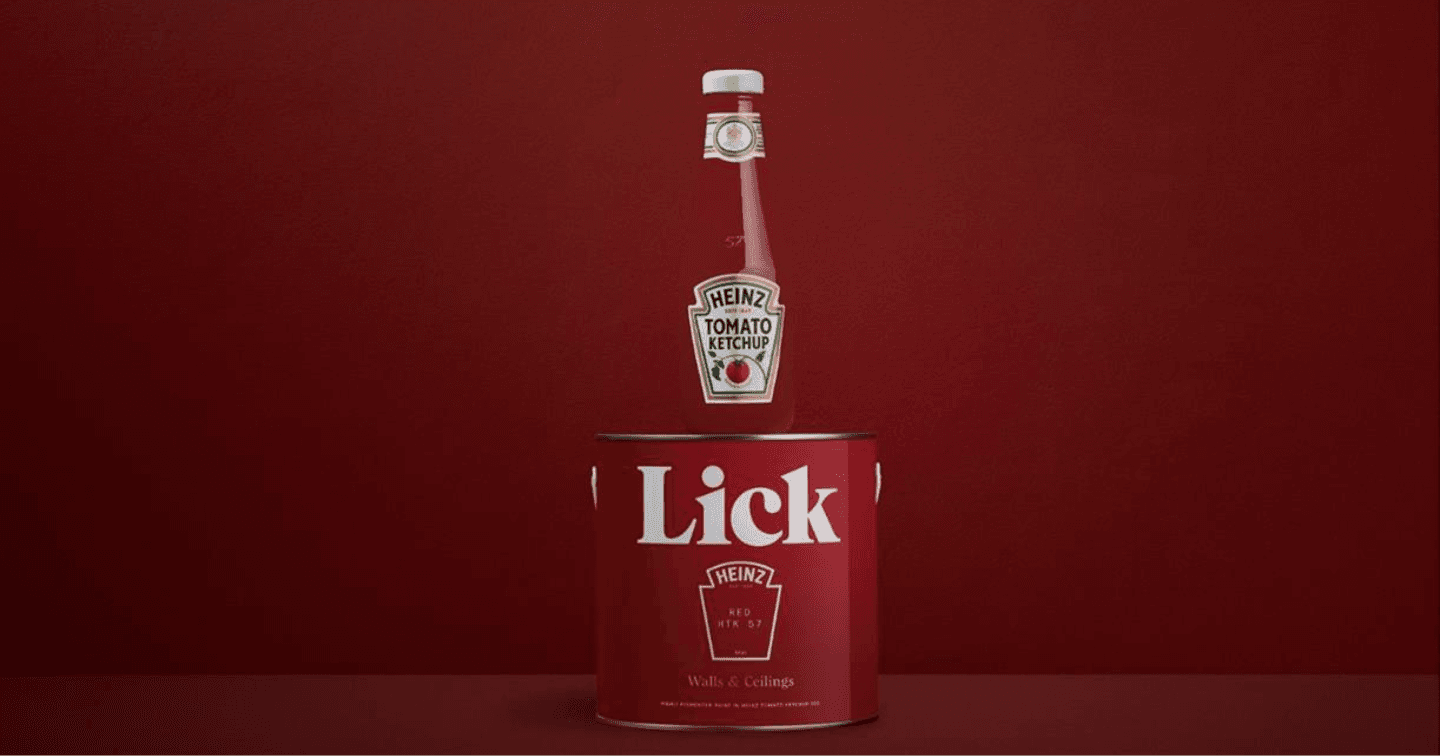 Heinz hợp tác Lick Paints ra mắt sơn màu sốt cà chua, cam kết quyên góp 178 lít nước sạch cho cộng đồng theo từng sản phẩm