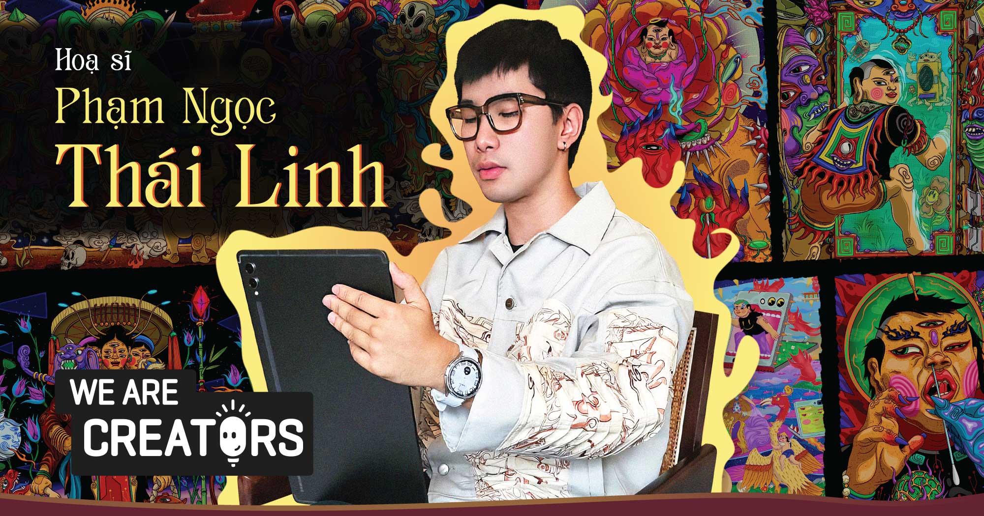  Tầm nhìn của một nhà sáng tạo có chiến lược: Hoạ sĩ Thái Linh dùng chất liệu dân gian định hình phong cách cá nhân, cộng tác cùng Samsung đưa hội hoạ Việt Nam ra thế giới