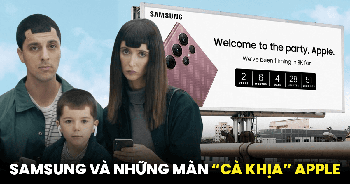 Niềm đam mê chế giễu Apple của Samsung: Thuê OOH khổng lồ "flex" về màn hình gập, đầu tư mini series tuyên chiến với đối thủ ngay trước thềm ra mắt iPhone mới