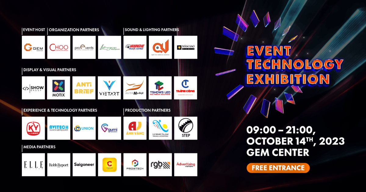  Triển lãm công nghệ trong lĩnh vực tổ chức sự kiện - Event Technology Exhibition 2023