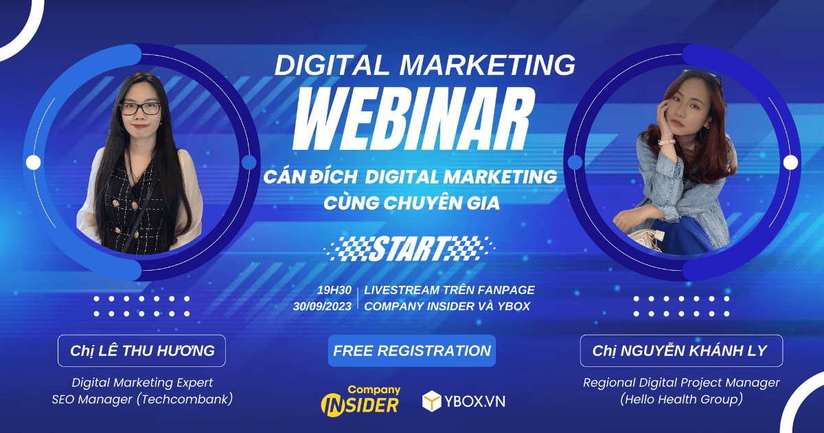Webinar “Cán đích Digital Marketing cùng chuyên gia"