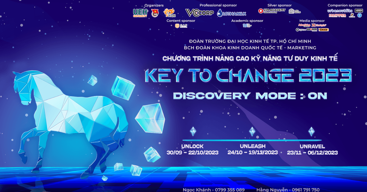 Chính thức phát động cuộc thi Key To Change 2023
