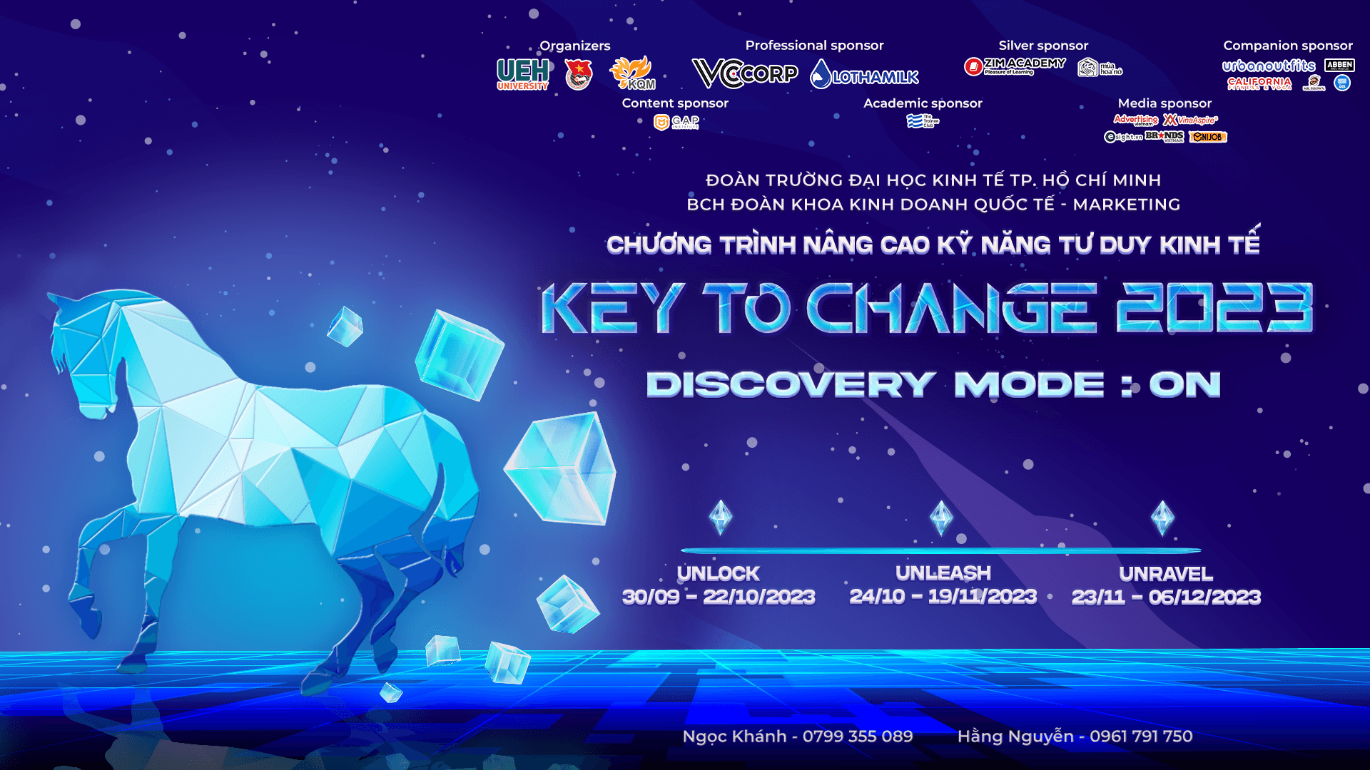 Key To Change 2023 | Chính thức mở cổng đăng ký