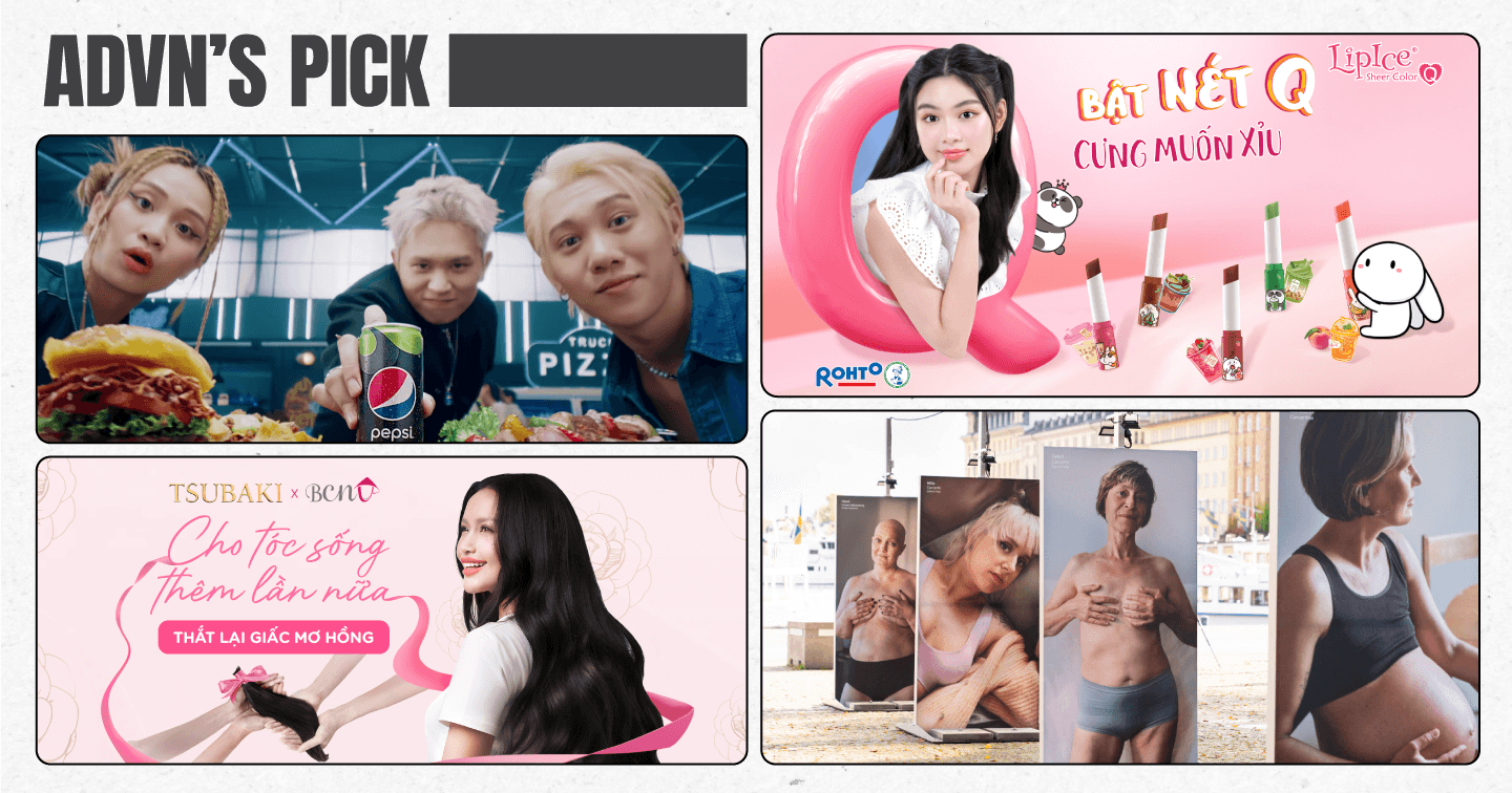 LipIce Vietnam “bắt trend” CapCut quảng bá bộ sưu tập son dưỡng; Pepsi kết hợp cùng B Ray hậu Rap Việt: 4 chiến dịch nổi bật tuần qua