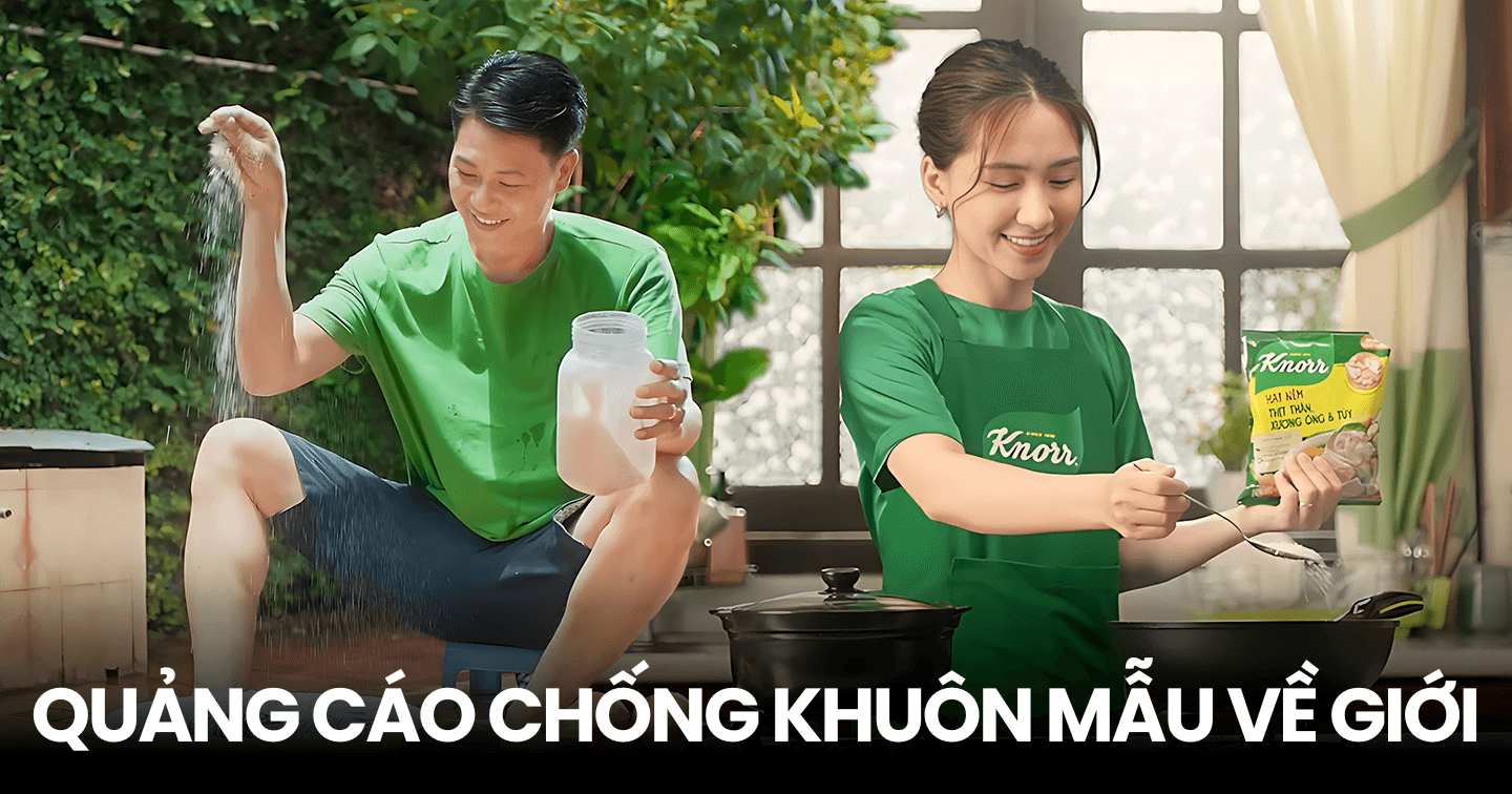 "Đàn ông xây nhà, đàn bà xây tổ ấm" và 10 khuôn mẫu về giới phổ biến trong quảng cáo