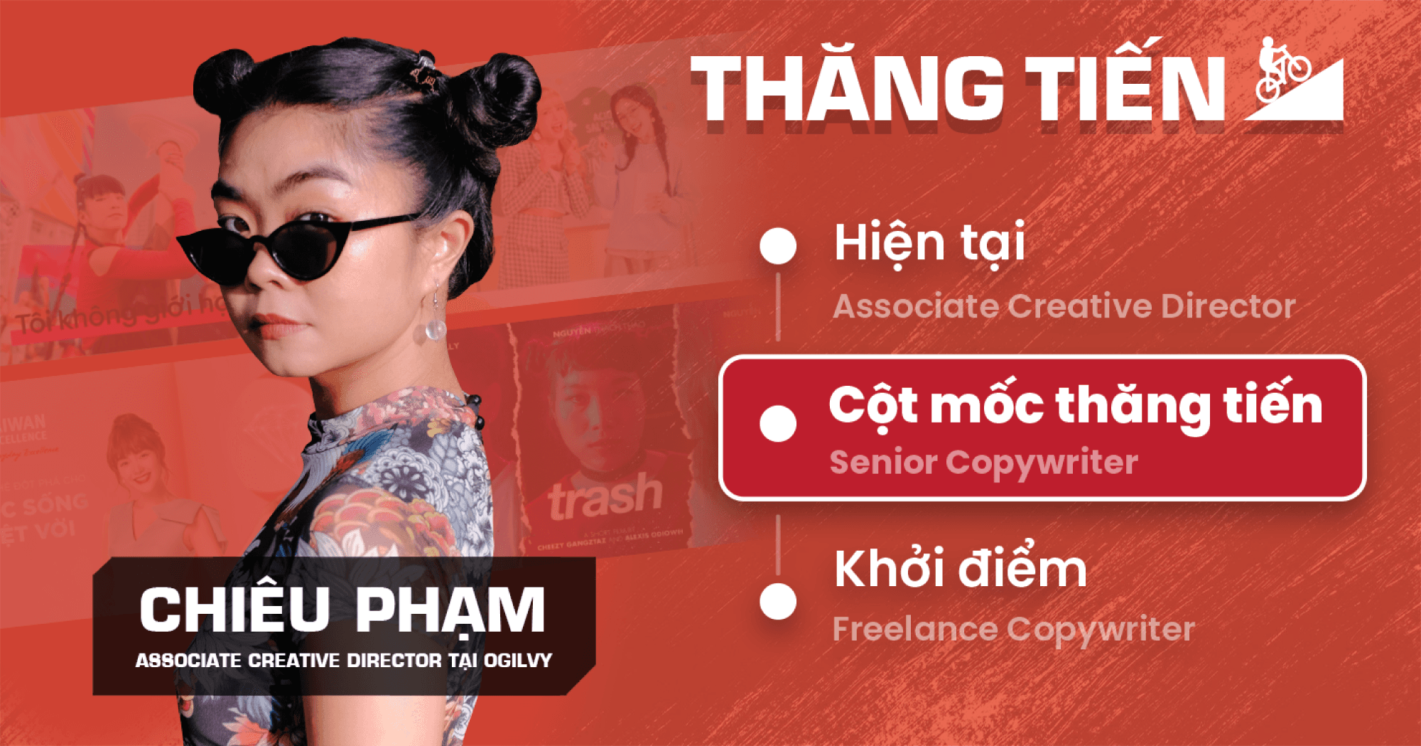 15 năm làm đủ vị trí từ Account, Social đến Digital, Associate Creative Director Chiêu Phạm đường vòng để đạt công việc đúng đam mê